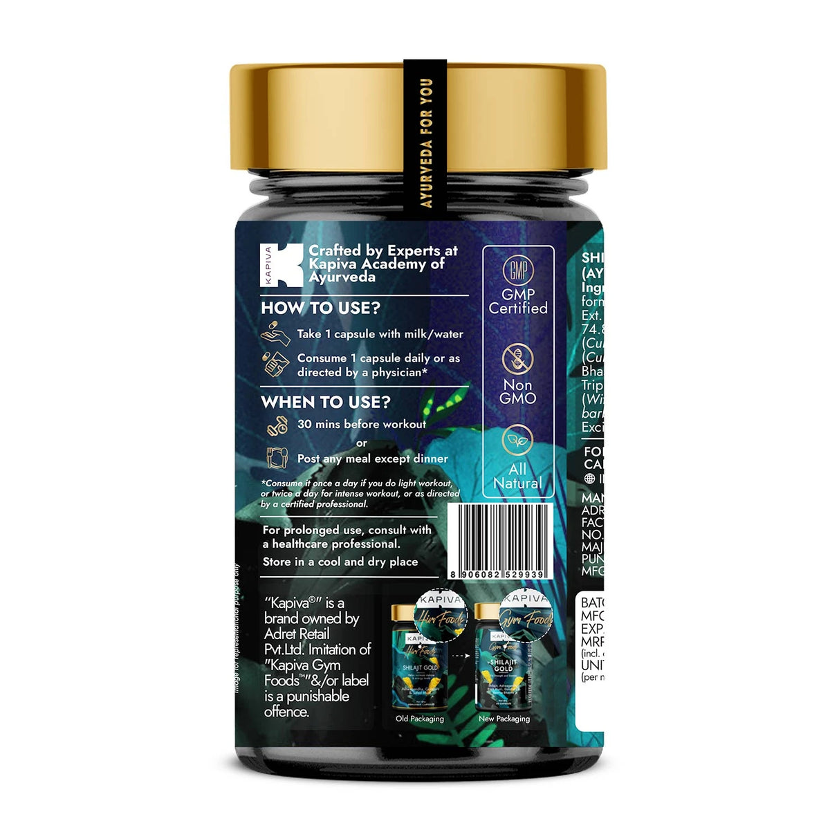 Shilajit Gold Capsules - 60 Caps