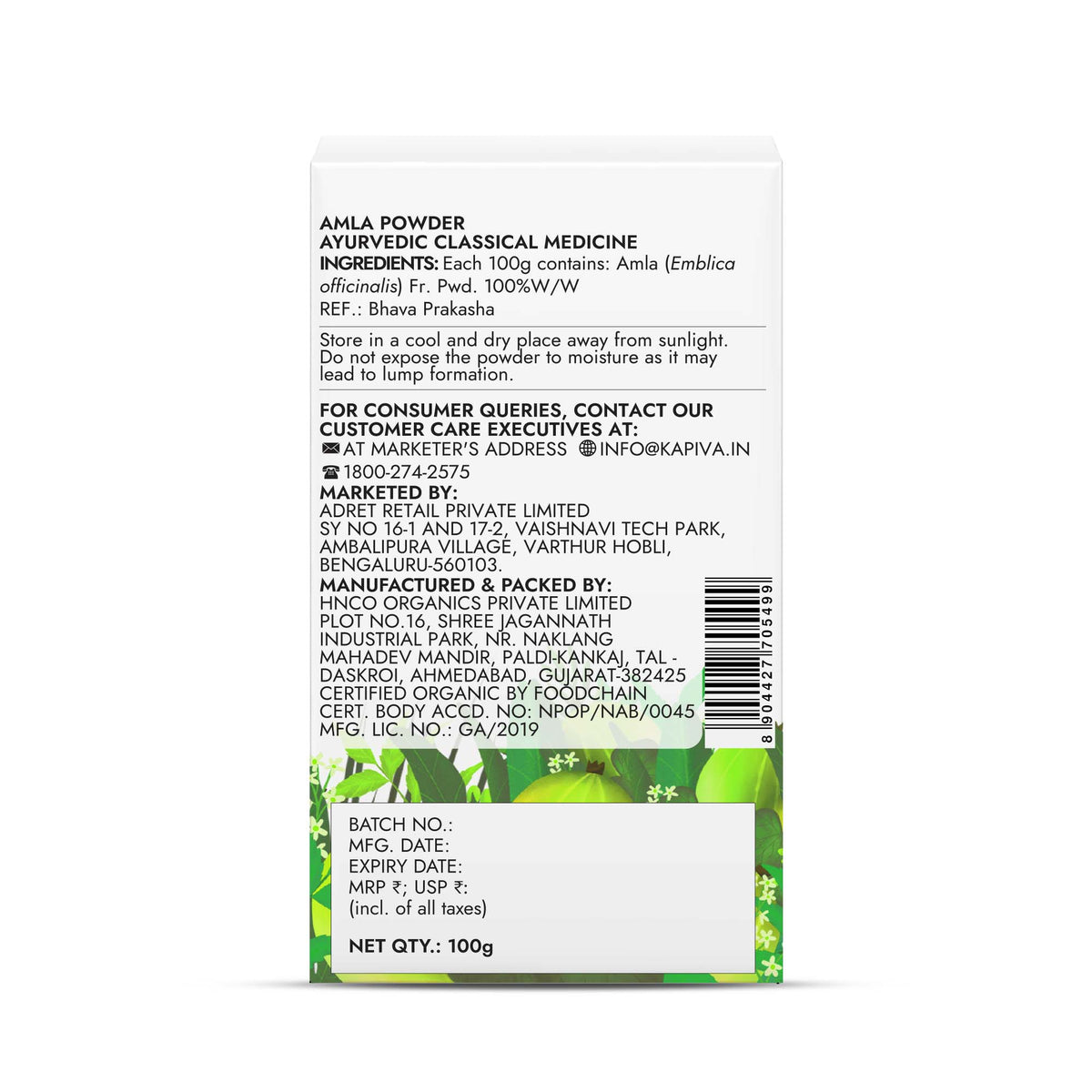 Organic Amla Powder