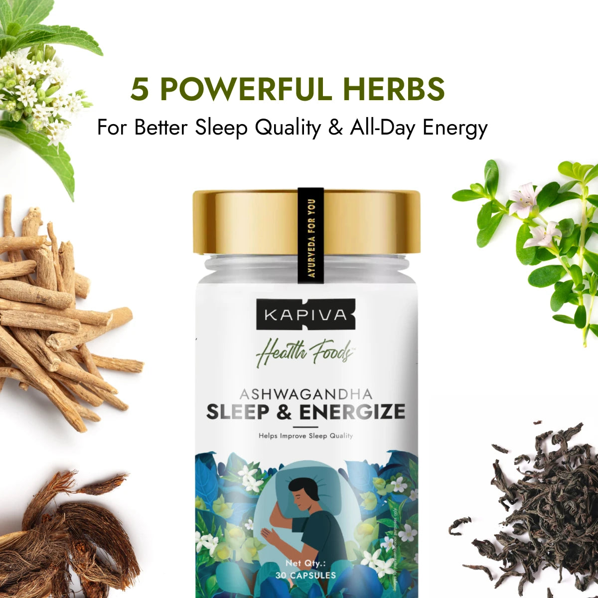 Ashwagandha Sleep & Energize Capsules