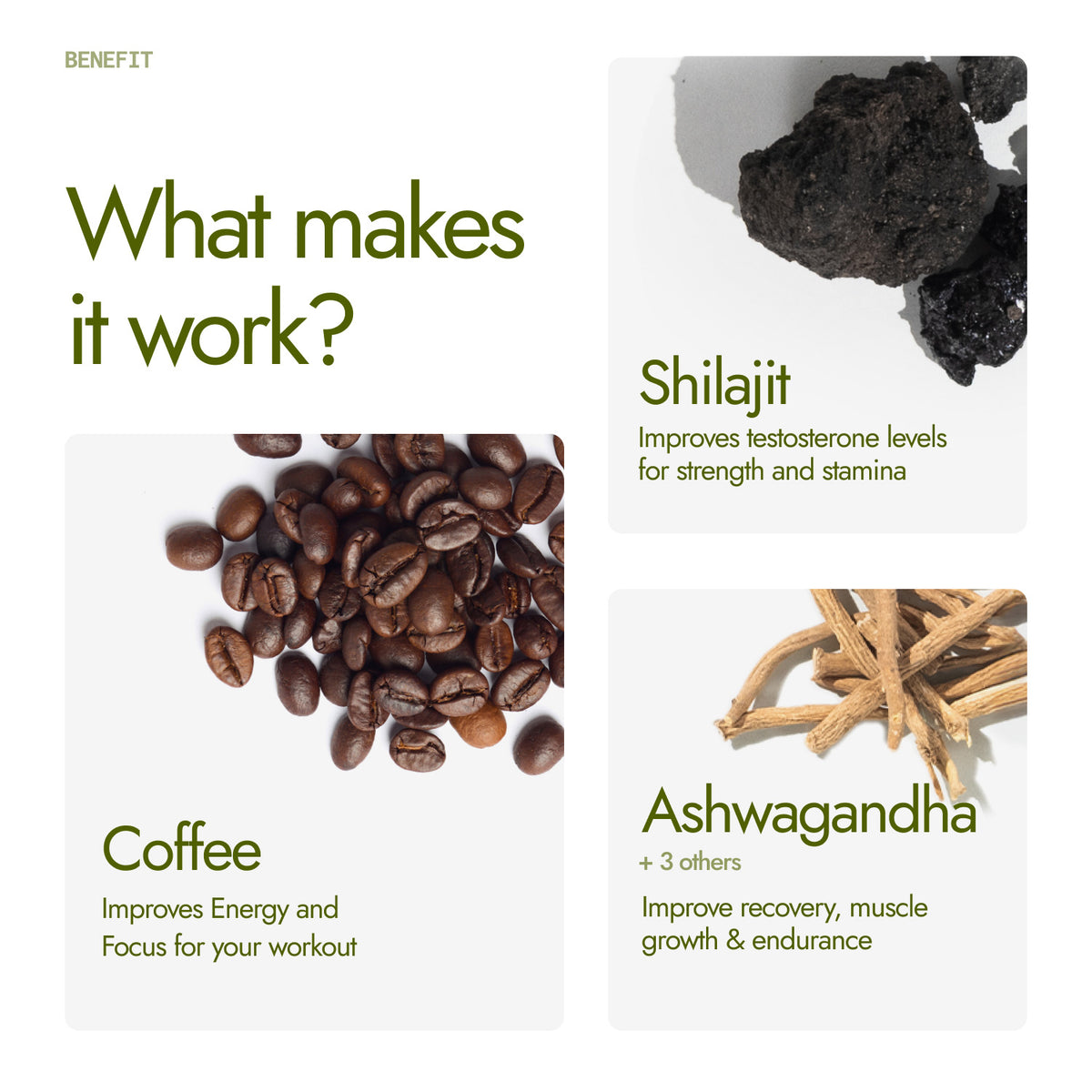 Shilajit Gold Mix - Natural Preworkout (Coffee Flavour)