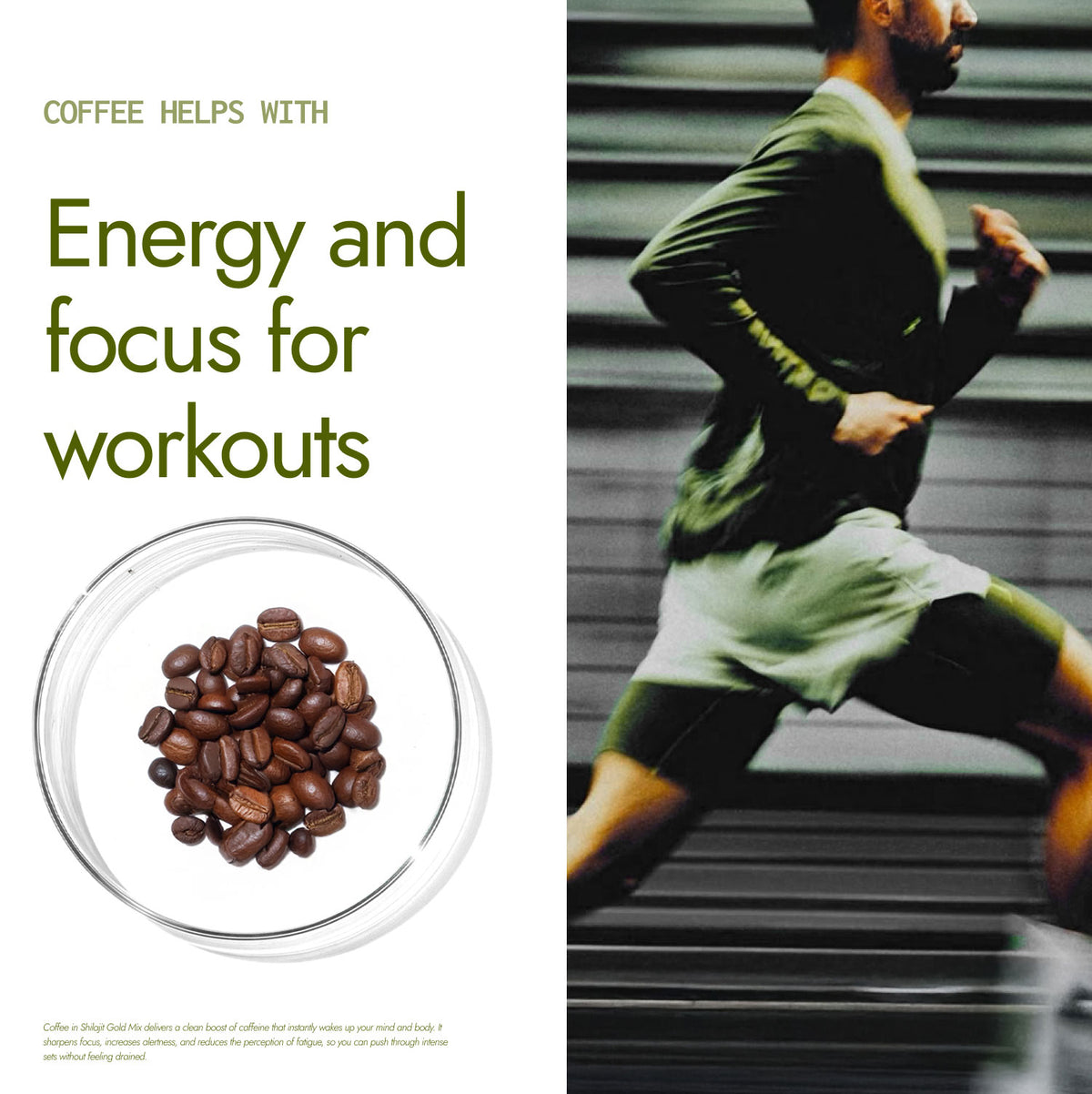 Shilajit Gold Mix - Natural Preworkout (Coffee Flavour)