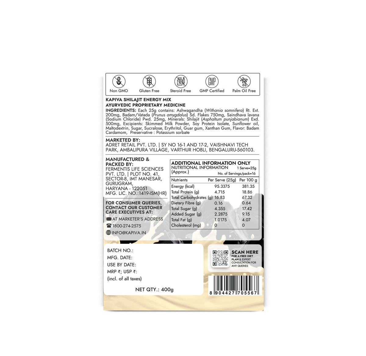 Shilajit Energy Mix