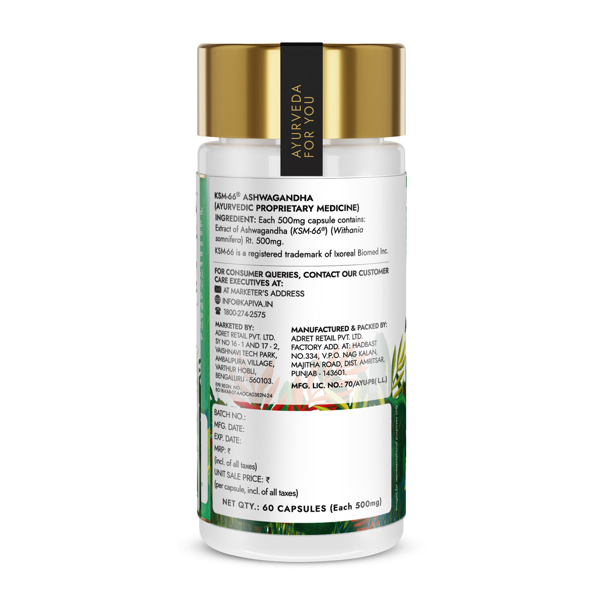 KSM-66 Ashwagandha Capsules