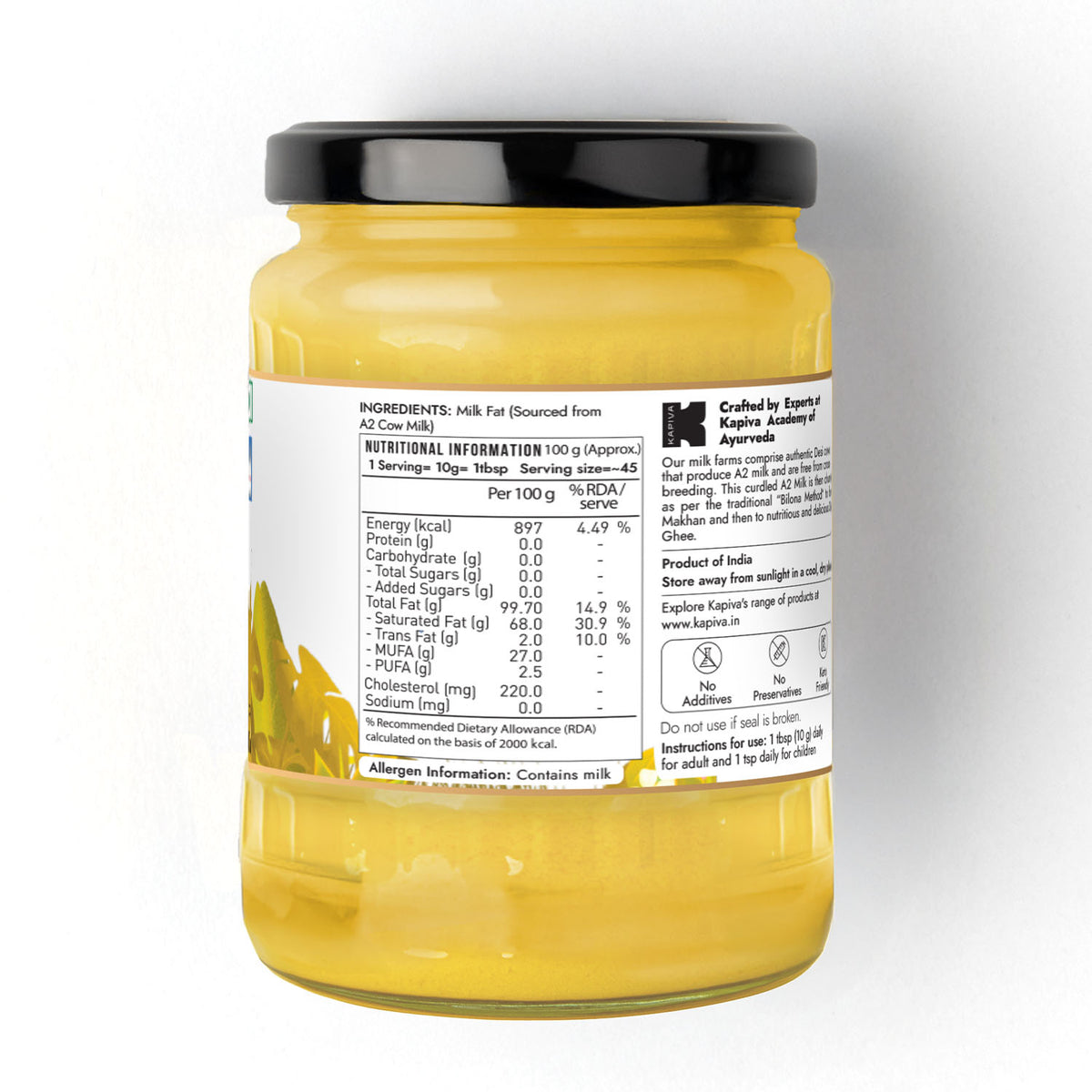 A2 Milk Desi Ghee