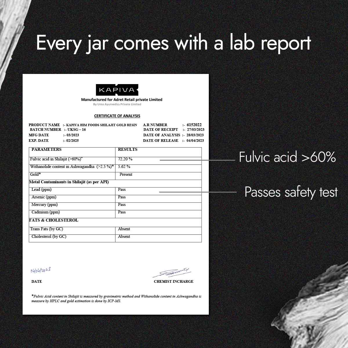 Shilajit gold resin 40g