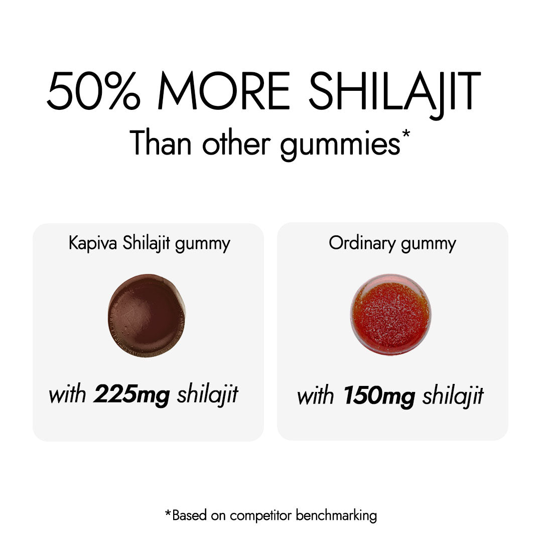 Shilajit Energy Gummies