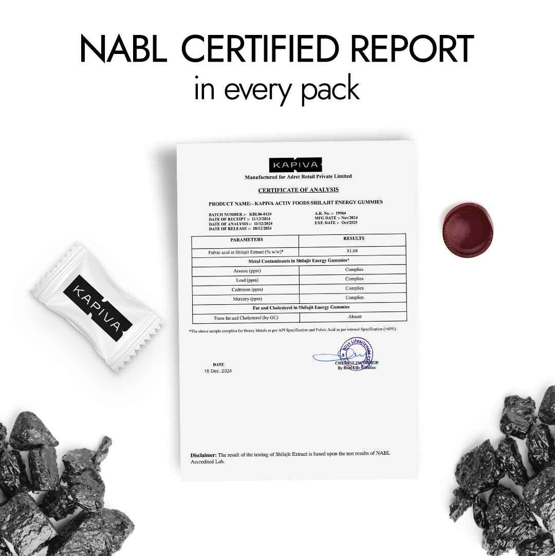 Shilajit Energy Gummies