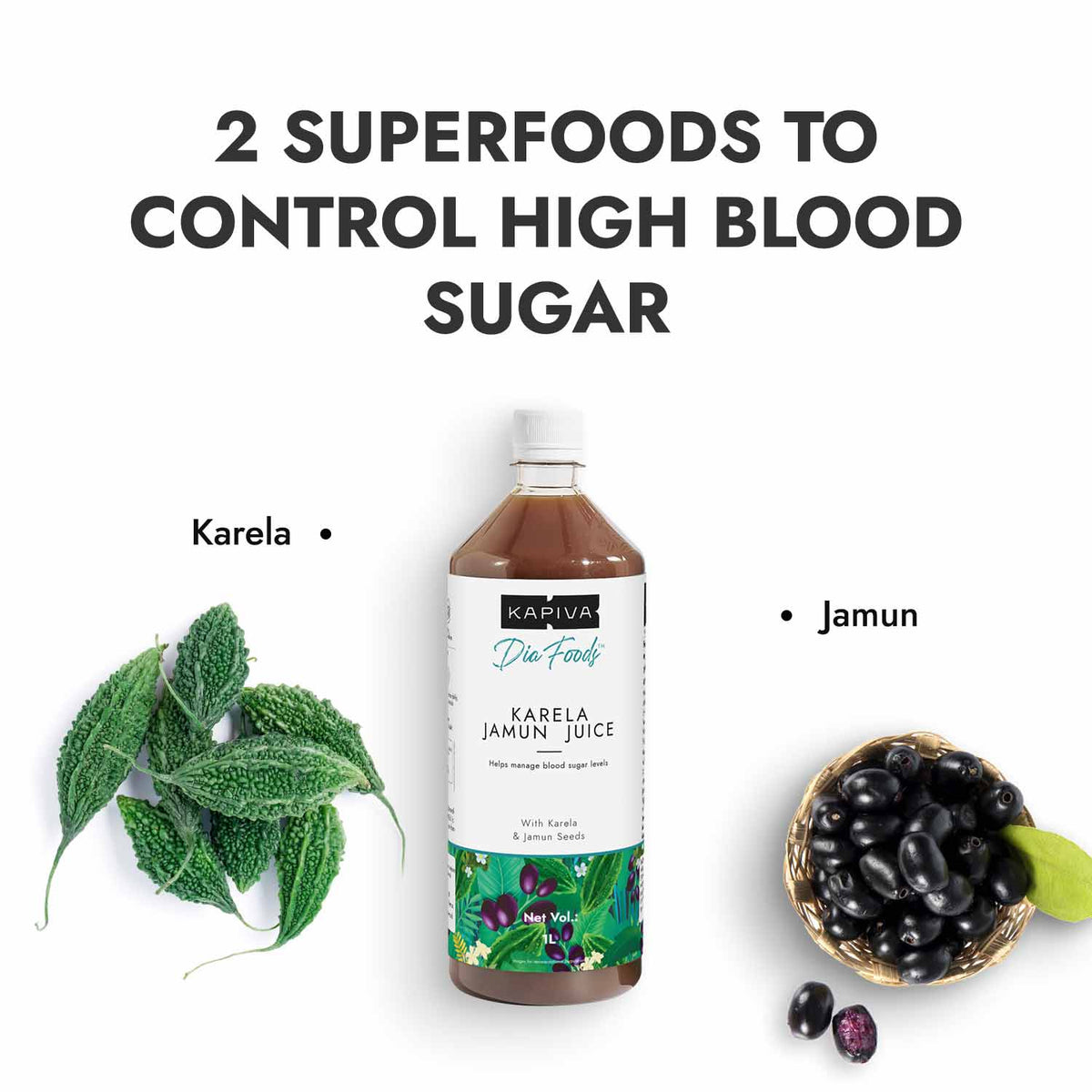 Karela Jamun Juice - 1 Month Pack