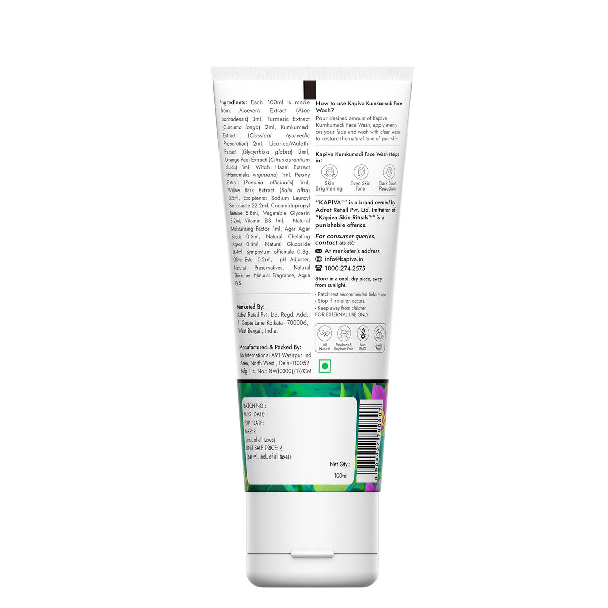 Glow Kumkumadi Face Wash
