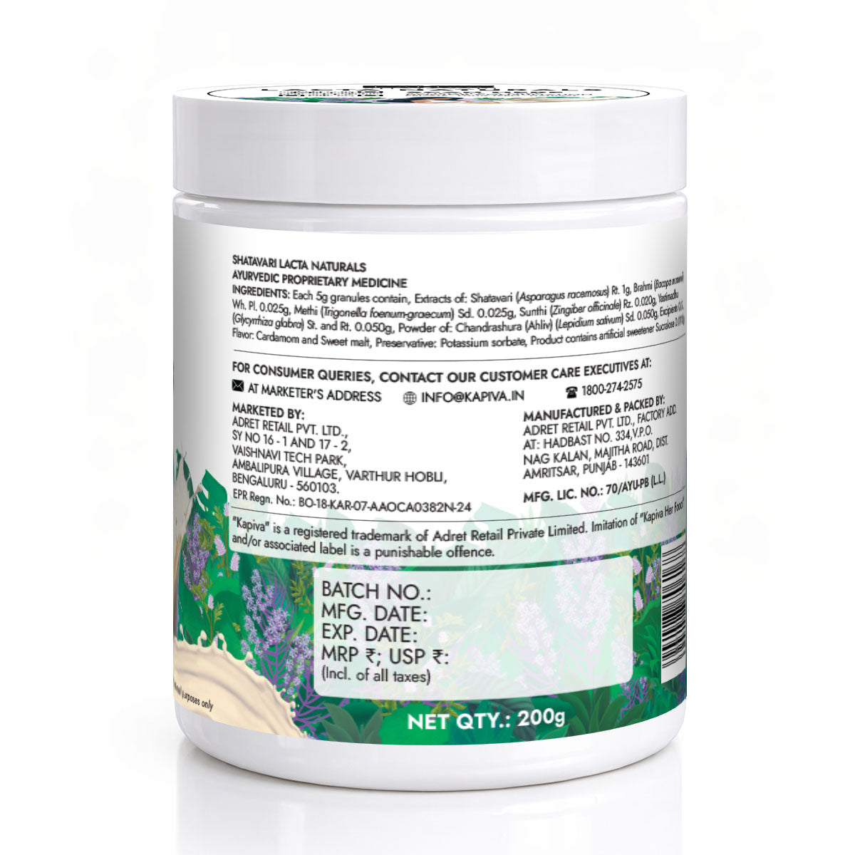 Shatavari Lacta Naturals